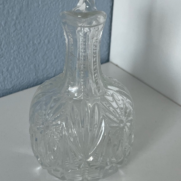 Cruet w/o stopper Zippered Feathered Medallion Snow Star - Picture 2 of 7